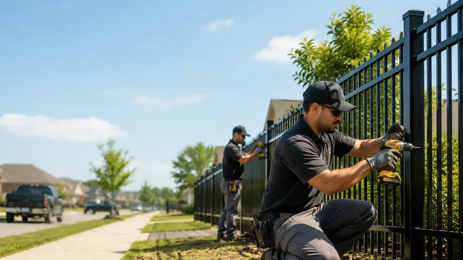 Metal Fence Installation in Bossier City, LA